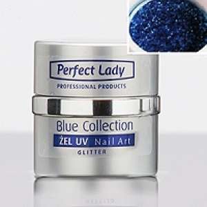 Gel glitter albastru  26 lei
