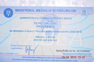 Vand tichet Rabla 2010