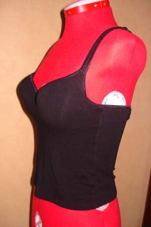 Vand bustiera / top ocazie,   bumbac negru