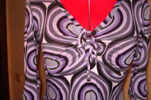 Vand bluza dama,   casual,   maneca 3/4,   mov