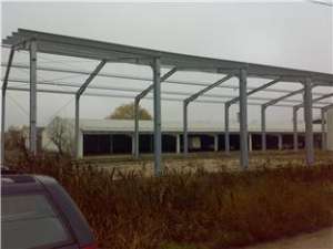 vand hala industriala in constructie