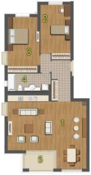 APARTAMENT 3 CAMERE COSMOPOLIS