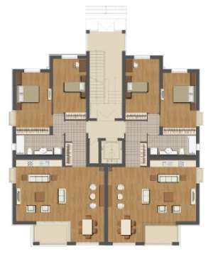 APARTAMENT 3 CAMERE COSMOPOLIS