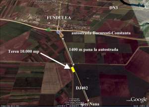 Fundulea,  10000 mp,  teren industrial