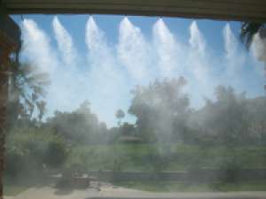 racire terase,  racire evaporativa
