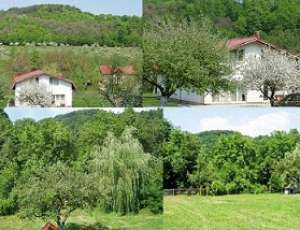 Vand casa de vacanta vila -5755mp teren-zona submontana