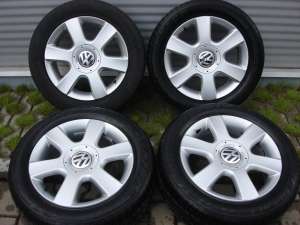 Jante VW Golf VI/Touran cu anvelope dunlop