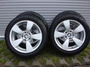Jante BMW seria 5-17� cu anvelope de iarna dunlop