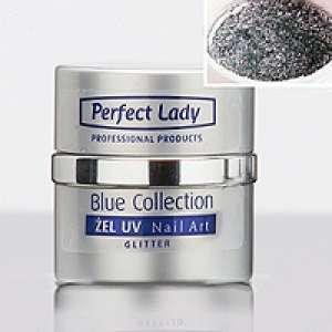 Gel glitter albastru  26 lei