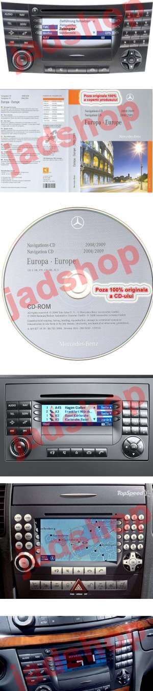 CD DVD Navigatie Mercedes A C CLK E G M SLK B CLC GL ML R SPRINTER VITO VIANO CL CLS E MAYBACH S SL