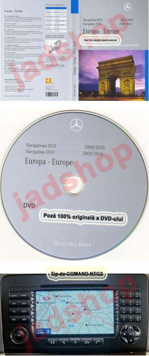 CD DVD Navigatie Mercedes A C CLK E G M SLK B CLC GL ML R SPRINTER VITO VIANO CL CLS E MAYBACH S SL