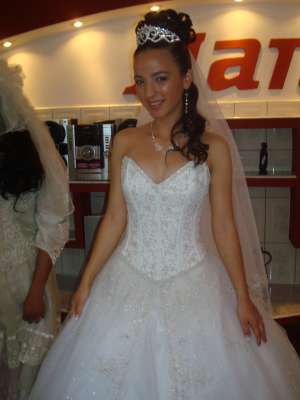 Rochie mireasa cristale swarovski DEMETRIOS model 933+voal DEMETRIOS