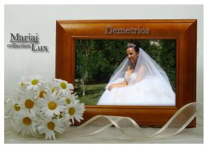 Rochie mireasa cristale swarovski DEMETRIOS model 933+voal DEMETRIOS