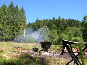 teren la munte casa ecologica pastravarie champing