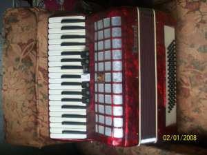 vand acordeon parrot de 80 de basi stare impecabila