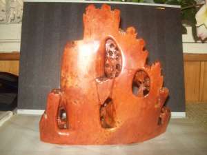 Vind coral rosu sculptat intre anii 1850-1860,  st...