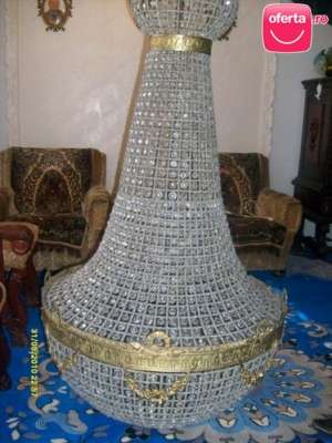 candelabre 02 ludovic XIII identice cristal lungim...