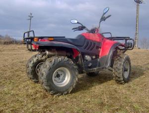 ATV 260 ccm LINHAI inmatriculat SECOND HAND pentru 2 persoane.