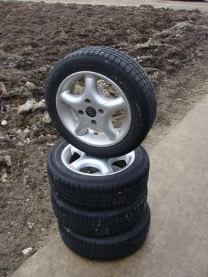 anvelope + jante 14" peugeot 206