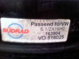 vand jante originale de vw passat pe 16,  golf,  jetta, sahan