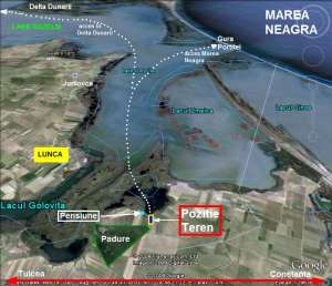 Teren Delta Dunarii-Lac Razelm