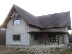 Case pe structura de lemn