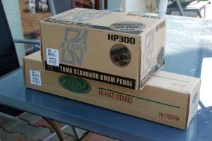 Vand Pedala Tama HP300 PowerGlide si Hi-Hat Stand Tama HH75WN (Seria: RoadPro) Sigilate.SUPER PRET !