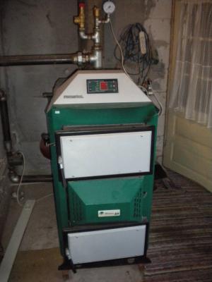 Cazan pe lemne Romstal 25 kW