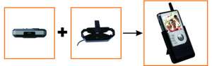 Video interfon color fara fir CS324 KB