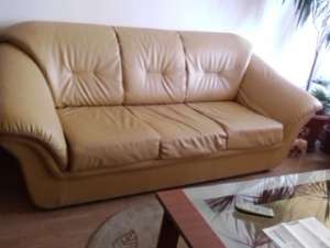canapea ext cu 2 fotolii piele eco