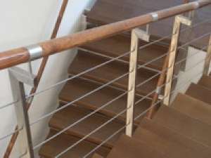 Balustrade inox si fier forjat