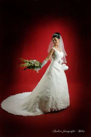 Rochie mireasa cu trena Demetrios