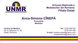 Birou Mediator Anca Simona Cinepa