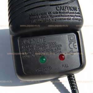 Incarcator baterii JOHNLITE 1949 (7.2V-300mA)