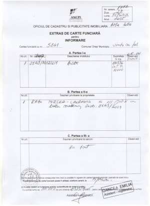 VIND TEREN 14.536 MP LINGA LUTSCH 2000 SAU SCHIMB CU APARTAMENT 2 CAMERE IN Alba Iulia,    Sebes,   