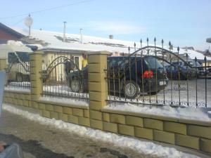 garduri metalice din fier forjat galvanizate si vopsite