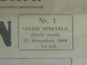 vand ziare din timpul revolutie-1989.