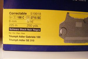 Vand BANDA FILM PT. MASINI DE SCRIS ELECTRICE tip TRIUMPH-ADLER   GABRIELE 100