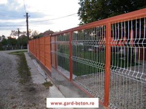 Gard metalic porti metalice si gard beton armat diferite modele