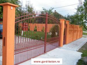 Gard metalic porti metalice si gard beton armat diferite modele