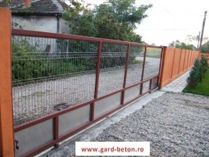Gard metalic porti metalice si gard beton armat diferite modele