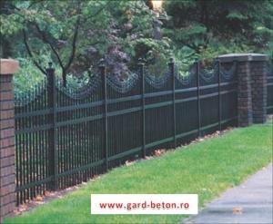 Gard metalic porti metalice si gard beton armat diferite modele