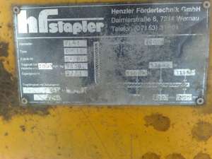 VAND MOTOSTIVUITOR HFSTAPLER FIAT DM15  1500kg