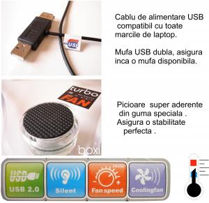 COOLER PAD ( RACIRE SUPLIMENTARA PENTRU  NOTEBOOK