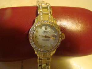 rolex 18 karate cu pietre pretioase