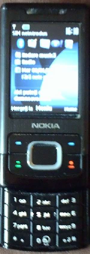 Nokia 6500 Slide Black