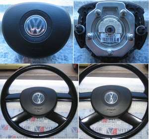 Volan Piele 4 spite + AIRBAG Polo ,     Touran 02-08