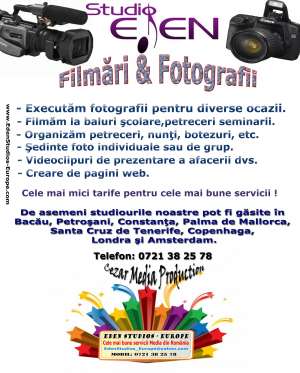FILMARI - FOTO - SONORIZARI EVENIMENTE
