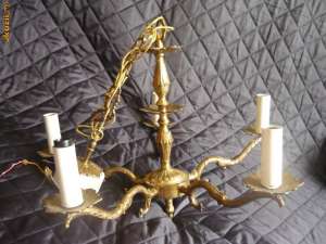 superb candelabru alama masiva