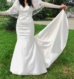 Vand Rochie de mireasa cu pietre Swarowski,  model unicat Agnes Toma,  marimea 38,  40,  42,  cu tre